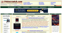 Desktop Screenshot of distrowatch.org