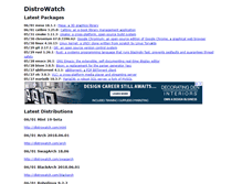 Tablet Screenshot of distrowatch.cz